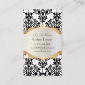 PixDezines  leila damask Visitekaartje (Achterkant)