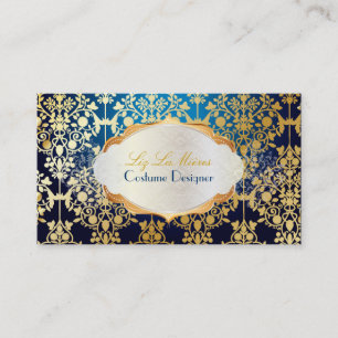 PixDezines leila damask Visitekaartje