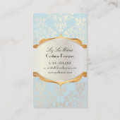 PixDezines  leila damask Visitekaartje (Achterkant)