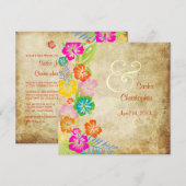 PixDezines /leis/luau/hibiscus Kaart (Voorkant / Achterkant)