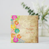 PixDezines /leis/luau/hibiscus Kaart (Staand voorkant)