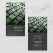 PixDezines leisteen dak, dakbedekking Visitekaartje (Voorkant / Achterkant)