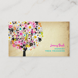 PixDezines lente bloemen/boomkappers ♥♥♥♥ Visitekaartje