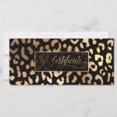 PixDezines Leopard/Faux Gold/Cadeaubon (Voorkant)