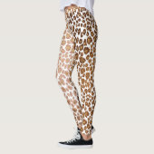 PixDezines Leopard/Faux Metallic/DIY achtergrond Leggings (Links)