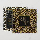 PixDezines Leopard spots+swirls/dij achtergrond Kaart (Voorkant / Achterkant)