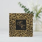 PixDezines Leopard spots+swirls/dij achtergrond Kaart (Staand voorkant)