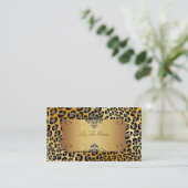 PixDezines Leopard spots / visitekaartjes (Staand voorkant)