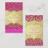 PixDezines Leopard spots / visitekaartjes (Voorkant / Achterkant)