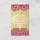 PixDezines Leopard spots / visitekaartjes (Achterkant)