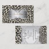 PixDezines Leopard spots / visitekaartjes (Voorkant / Achterkant)