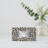 PixDezines Leopard spots / visitekaartjes (Staand voorkant)