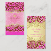 PixDezines Leopard spots / visitekaartjes (Voorkant / Achterkant)