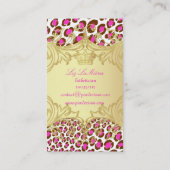 PixDezines Leopard spots / visitekaartjes (Achterkant)