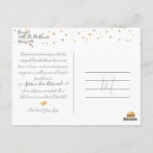 PixDezines les Étoiles D'Or Recreations Briefkaart (Achterkant)