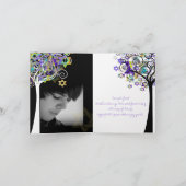 PixDezines levensboom/bedankt/DIY-achtergrond Bedankkaart (Binnen)