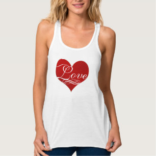 PixDezines Liefde/Hart Tanktop