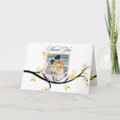 PixDezines liefdesduiven/diy achtergrondkleur Bedankkaart (Voorkant)