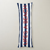 PixDezines life's strand lichaam kussen (Achterkant (Verticaal))