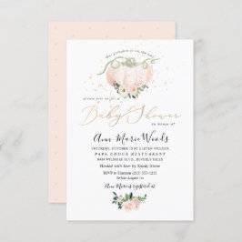 PixDezines Lil Blush Pumpkin Baby shower Kaart