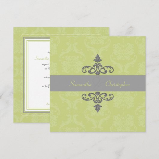 PixDezines Liliana Damask, DIY kleuren Kaart (Voorkant / Achterkant)