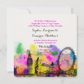 PixDezines LONDON COLOR RUN/DIY ACHTERGRONDKLEUR Kaart (Achterkant)