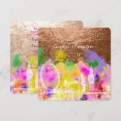 PixDezines LONDON COLOR RUN/FAUX COPPER Kaart (Voorkant / Achterkant)