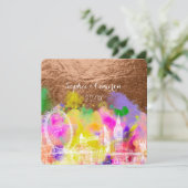 PixDezines LONDON COLOR RUN/FAUX COPPER Kaart (Staand voorkant)