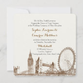 PixDezines london/DIY achtergrondkleur Kaart (Achterkant)