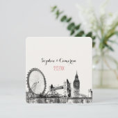 PixDezines london/DIY achtergrondkleur Kaart (Staand voorkant)