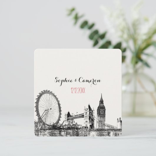 PixDezines london/DIY achtergrondkleur Kaart (Staand voorkant)