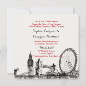 PixDezines london/DIY achtergrondkleur Kaart (Achterkant)