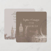 PixDezines London/Faux Roos Gold/DIY achtergrond Kaart (Voorkant / Achterkant)