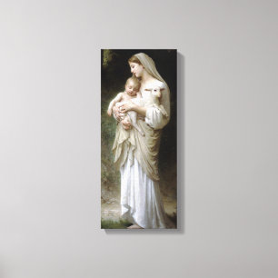 PixDezines L'onschuld van Bougeureau Canvas Afdruk