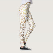 PixDezines Lopard Print/Gold Tone Leggings (Rechts)