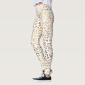 PixDezines Lopard Print/Gold Tone Leggings (Links)