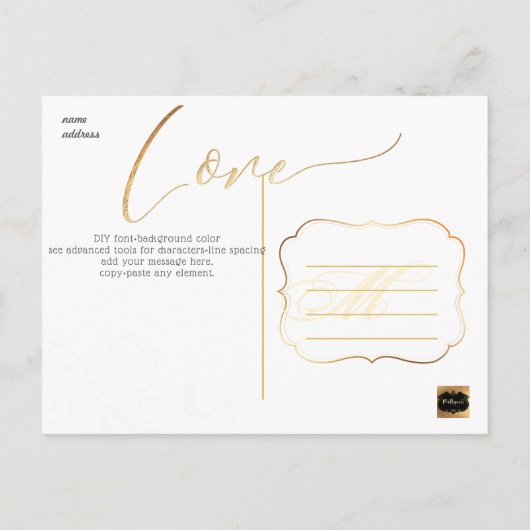 PixDezines Love Geboorteaankondiging/Confetti Aankondigingskaart (Achterkant)