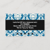 PixDezines loyaliteit/DIYcolor/versailles/damast Klantenkaartje (Achterkant)