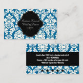 PixDezines loyaliteit/DIYcolor/versailles/damast Klantenkaartje (Voorkant / Achterkant)