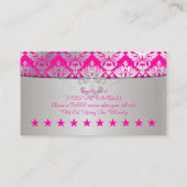 PixDezines loyaliteitsbeloning/sabine damask Klantenkaartje (Achterkant)