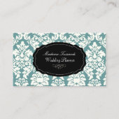 PixDezines loyaliteitskaarten/versailles damask Klantenkaartje (Voorkant)