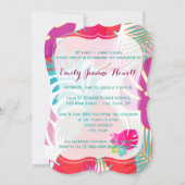 PixDezines Luau-Afstuderen/regenwoud Kaart (Achterkant)