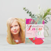 PixDezines Luau-Afstuderen/regenwoud Kaart (Staand voorkant)