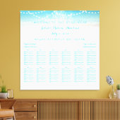 PixDezines Luchters/Beach/Separatieschema Canvas Afdruk (Insitu (Woonkamer))