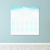 PixDezines Luchters/Beach/Separatieschema Canvas Afdruk (Insitu (Houten vloer))