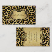 PixDezines luipaard Visitekaartje (Voorkant / Achterkant)