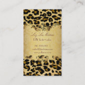 PixDezines luipaard Visitekaartje (Achterkant)
