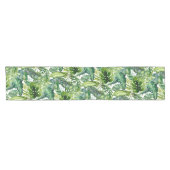 PixDezines Lush Greenery Tropical Foliage Korte Tafelloper (Horizontaal)