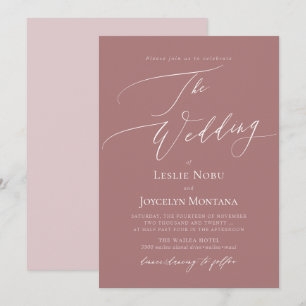 PixDezines Luxe Calligraphy DIY Kleuren Stof Roos Kaart