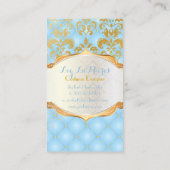 PixDezines lys damask Visitekaartje (Achterkant)